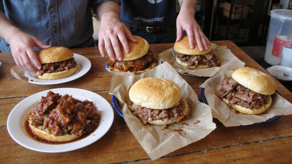 czech rooted oak smoked brisket sandwiches
