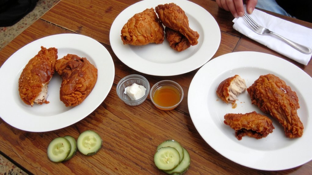 Fried Chicken — Stroud’s Restaurant & Bar, Corner Café, Denver Mattress Café