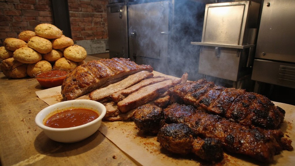 molasses smoke peppery textures