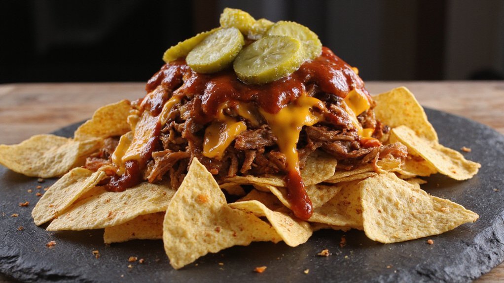 smoky pork briny crispness