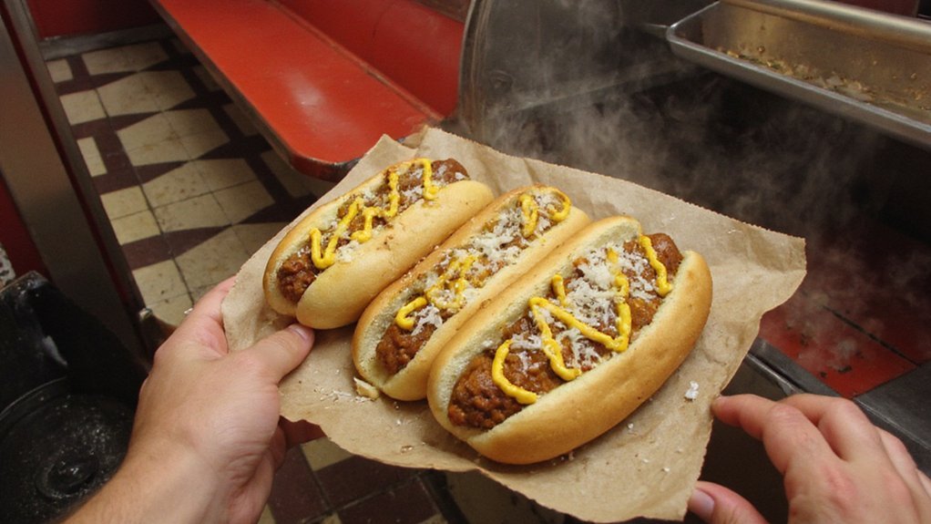 train delivered chili dog nostalgia