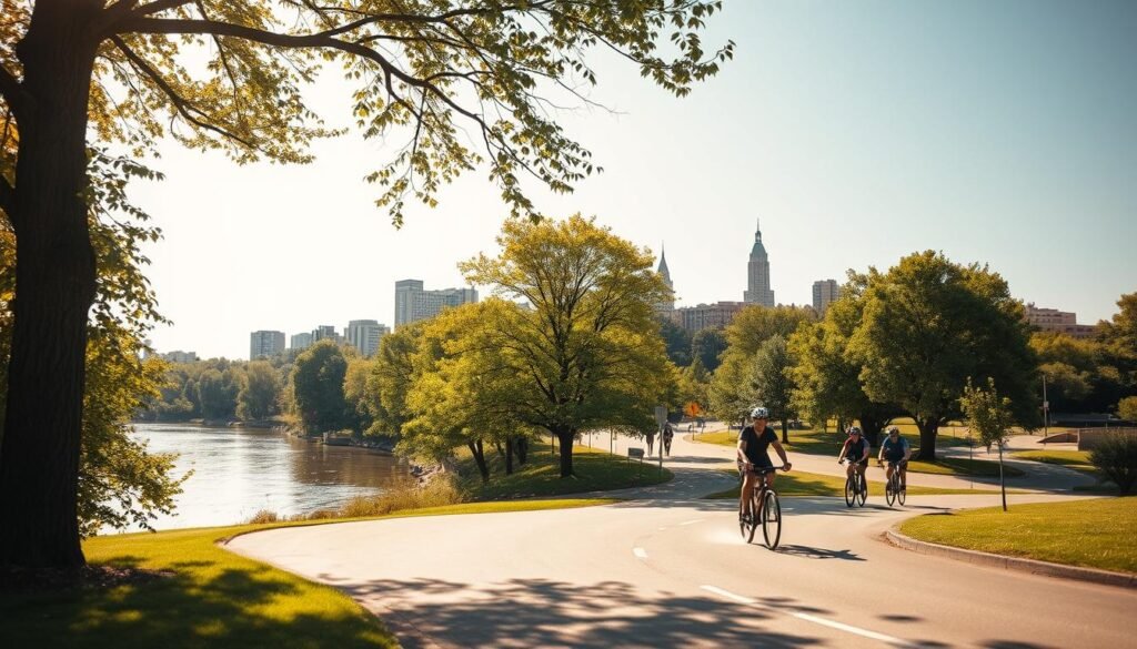 Kansas City Riverfront biking trails Kansas City Riverfront biking trails