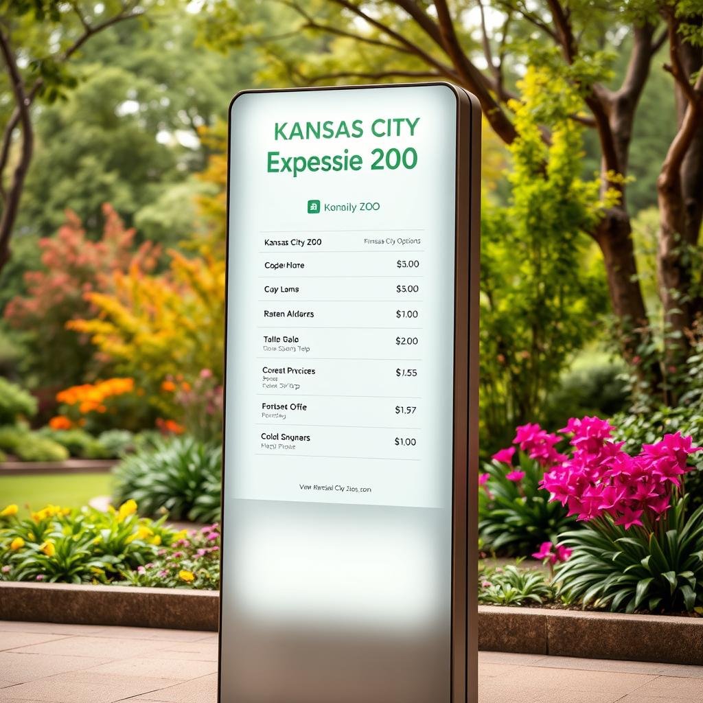 Kansas City Zoo ticket pricing