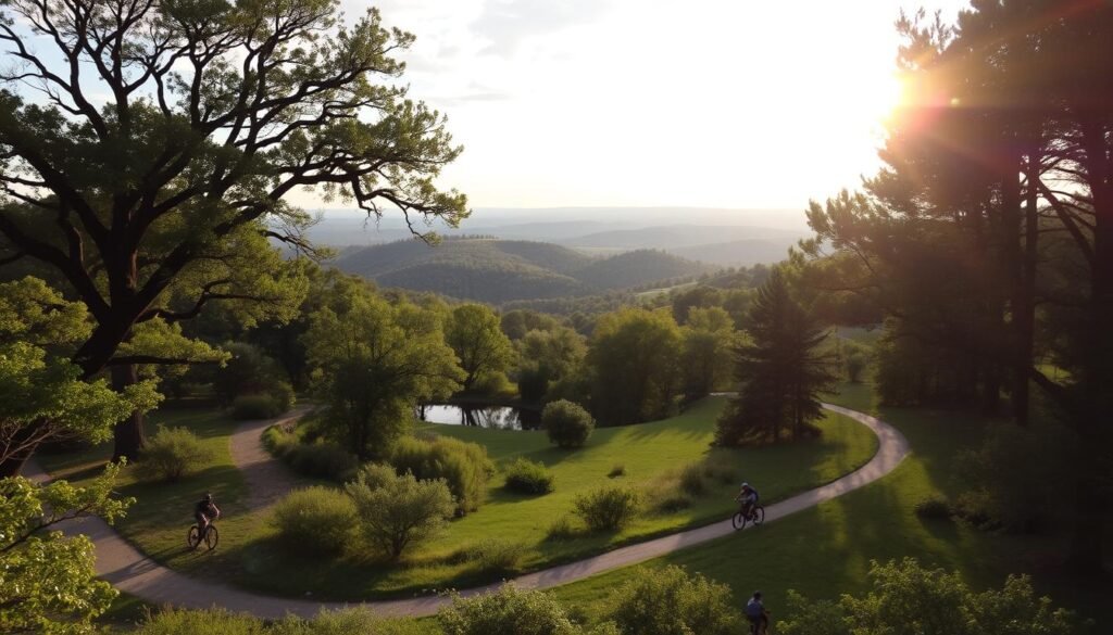 Scenic Trails in Swope Park Scenic Trails in Swope Park