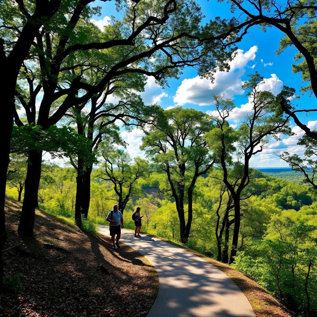 hiking trails in Swope Park hiking trails in Swope Park